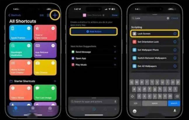 左贡苹果14锁屏维修店分享iPhone14升级iOS16.4后如何创建锁屏快捷方式 
