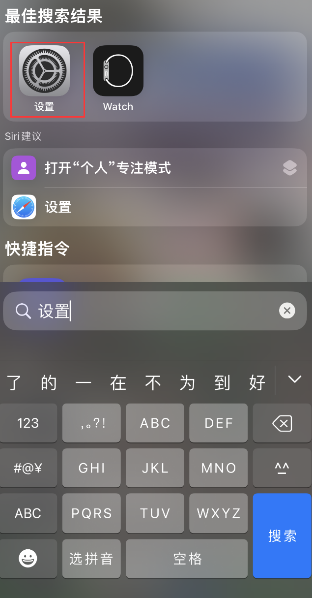 左贡苹果手机维修分享：iPhone 找不到“设置”或“App Store”怎么办？ 