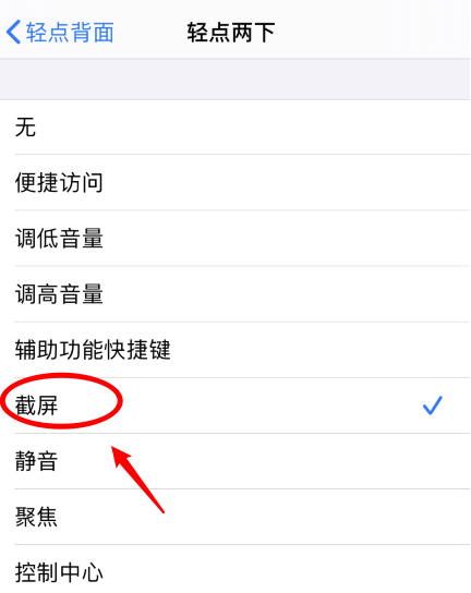 左贡苹果手机维修分享iPhone12如何启用双击截屏 